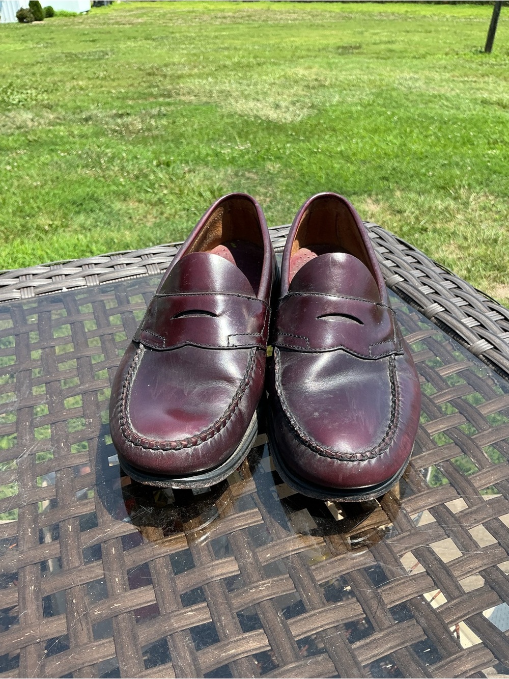 G.H. Bass & Co. Men's Penny Loafers in Burgundy